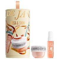 Sol de Janeiro Rosa & Shine Dewy Body Cream & Floral Gourmand Fragrance Duo