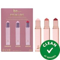 LYS Beauty Mini Speak Love 3-piece Lip-Plumping Glossy Lip Balm Set